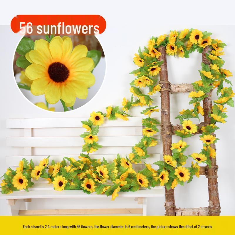 Vite di Girasole: Decorazione Artificiale per Scuola Materna per Interni e Scale
