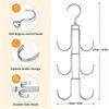 360° Rotating Handbag Hanger Multi-Layer Hanging Bag Organizer for Closet Wardrobe Space-Saving Handbag Display Hook