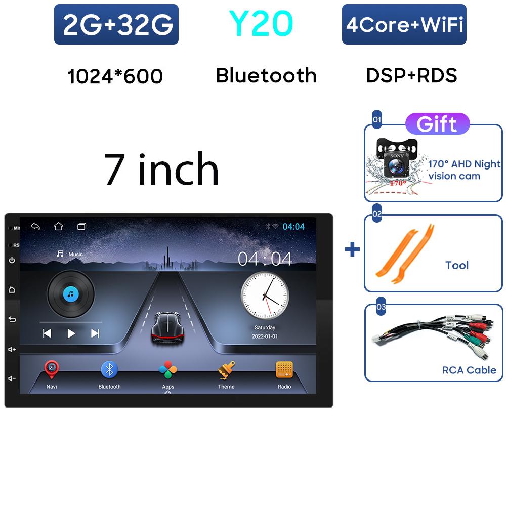 

Автомобильное радио 7,9,10 дюймов, универсальный Android 14, WIFI, GPS, аудио, мультимедийный плеер, Android Auto для Nissan, Toyota, Kia, Honda, Hyundai, VW