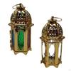 Candle Lantern Decorative, Patio Decor Holder Wind Lamp Candlestick for Indoor and