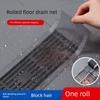 Striscia Filtro Scarico Rettangolare, Monouso, Anti-Insetti, per Bagno e WC, Blocca Capelli, Adesivo per Scarico Confezionato in Rotolo