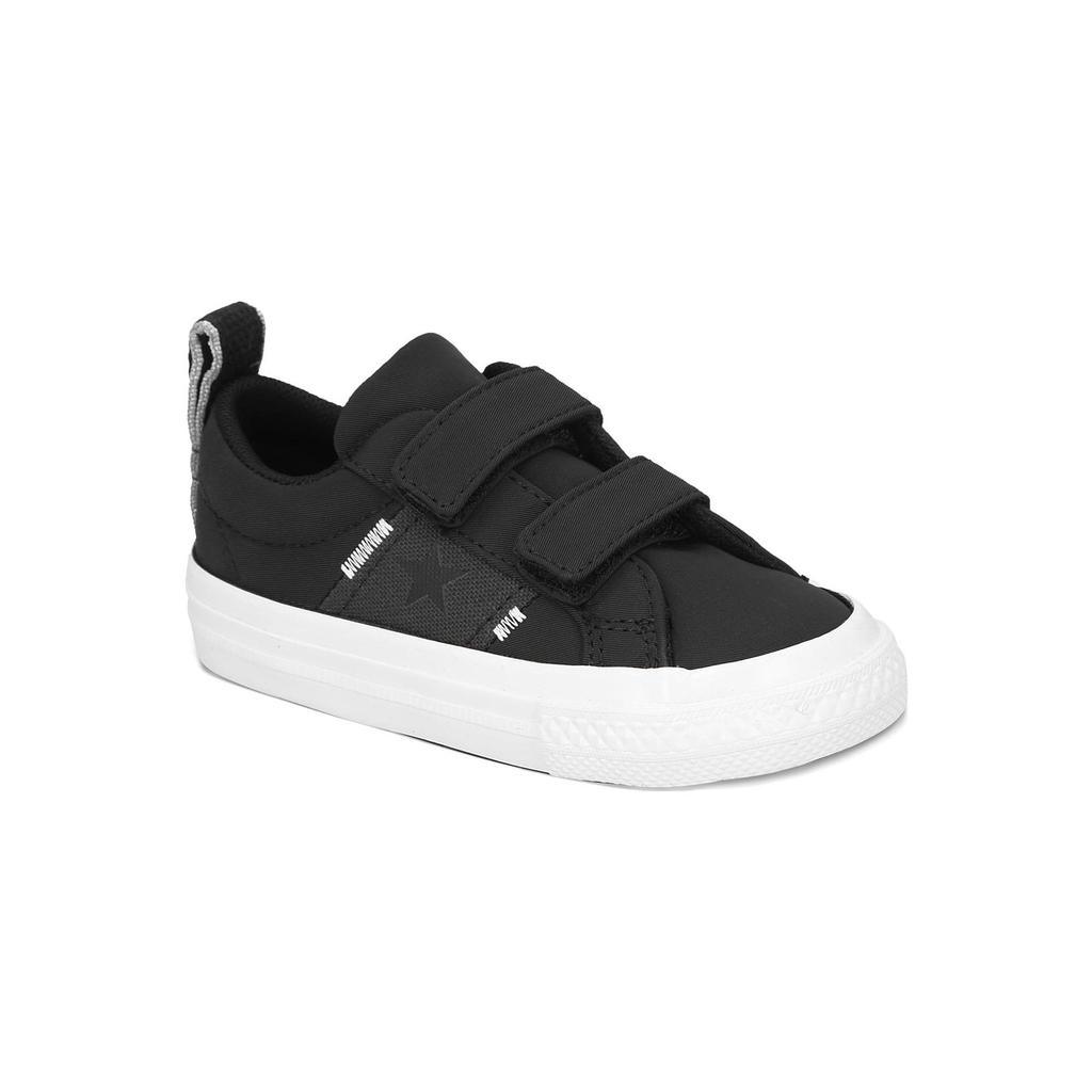 Converse One Star 2V Ox Slip Resistant Durable Low Top Skate Shoes Baby Sneaker Black 765198C