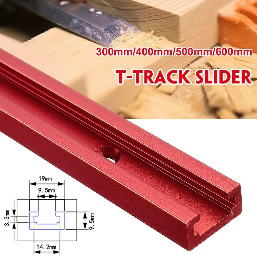 Red Miter Jig T-Slot Track Table 300-600mm T-Track Tool Woodworking New