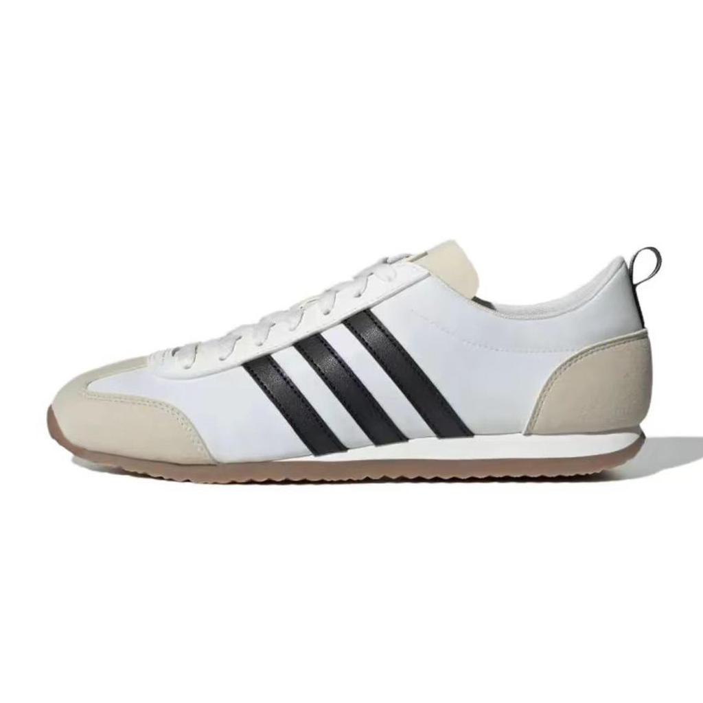 Adidas Neo VS JOG 2.0 Slip Resistant Abrasion Resistant Low top Casual Shoes Unisex Black Brown JI2436(Team191-)