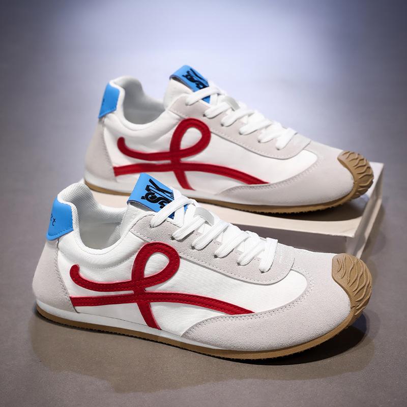 Spring new men's casual retro sports board shoes lightweight soft-soled Forrest Gump shoes breathable versatile little white shoes men's shoes