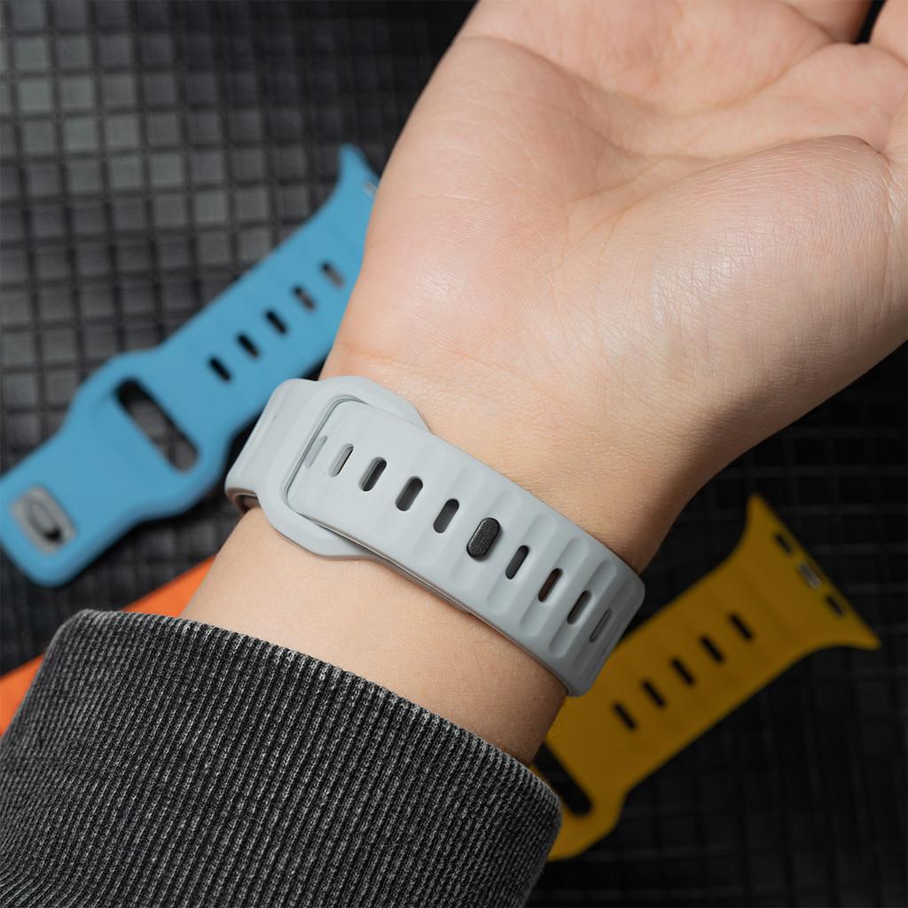 TPU Plating Case+Silicone Strap For Apple Watch Ultra 2 1 49mm Series 10 46 42mm 9 8 7 6 5 4 3 2 1 Hollow Out Protective Accesso