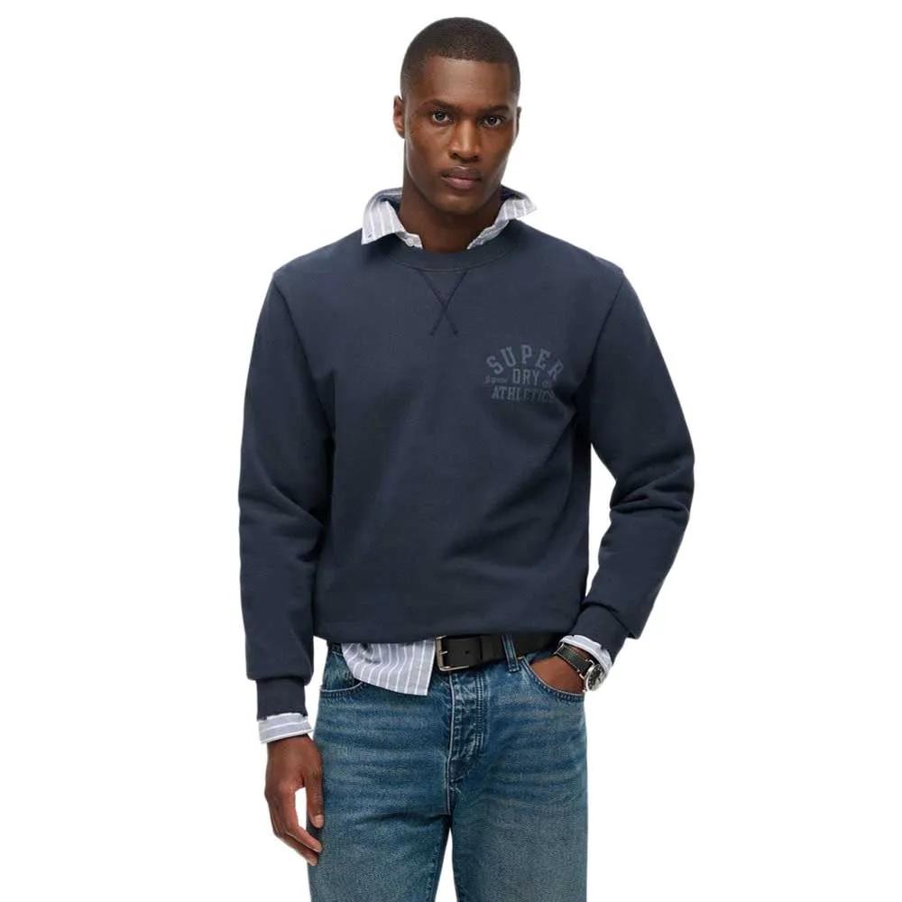 Superdry Blau Sweatshirt Mit Rundhalsausschnitt Athletic Ess - Bild 2