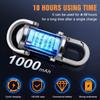 Keychain Flashlights EDC Mini Flashlights COB Keychain Work Light Flashlights 7 Light Modes