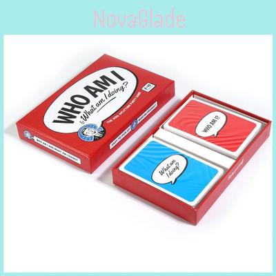 Whoami Card Game For Family Fun And Parentchild Interaction With Visual And Cognitive Development
