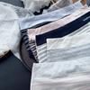 Women's Spring and Summer Striped Cotton Comfortable Briefs