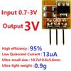 1.7-1V to 1V/1.1V/1V Boost Converter Module 91% Efficiency for AA/AAA Battery Motor Breadboard Power Supply With/Without Pin