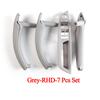 Suitable for  LHD or RHD Cars Interior Plastic Door Pull Handle with Leather Handle Cover 7pcs Full Set for BMW X5 X6 E70 E71 E72