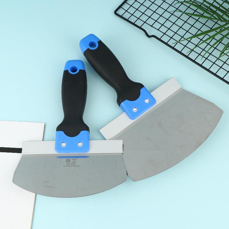 Stainless Steel Paint Scraper High Quality 4 Inch Putty Knife with Comfortable Grip Handle for Wallpaper Removal and Cleaning