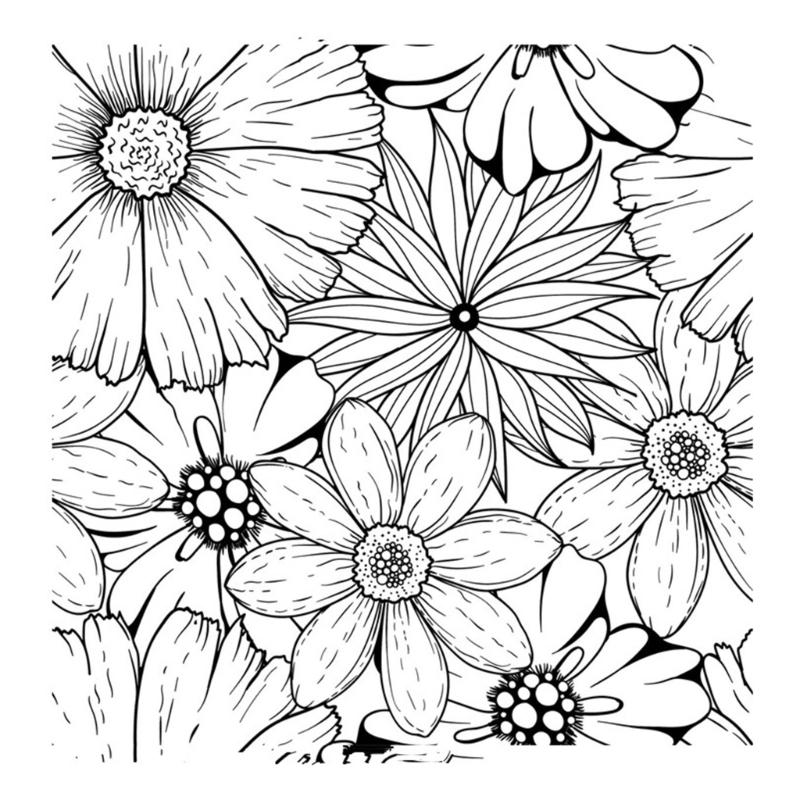 

Flower Silicone Clear Stamps for Card Making Scrapbooking Embossing DIY Craft Album Decoration Rubber Seal Stamps