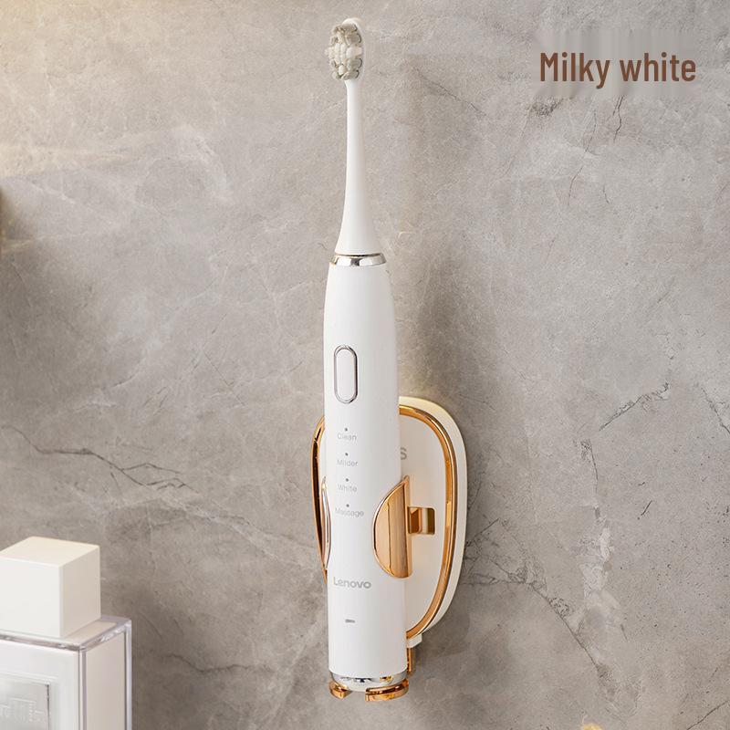 No-Drill Electric Toothbrush Wall Mount with Suction Cup белого золота