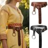 Durable With Sword Frog Medieval Belt PU Leather Cosplay Sword Holder Belts Halloween Pirate Sword Belt