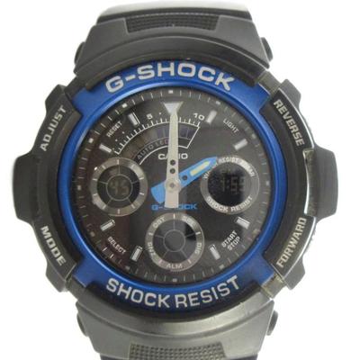 Quartz Watch with G-SHOCK AW-591 Analog-Digital Calendar, Black, Men's. (GY18 /MQ)