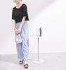 ROPE PICNIC Knit Tape Yarn Black Women's Top, (01)