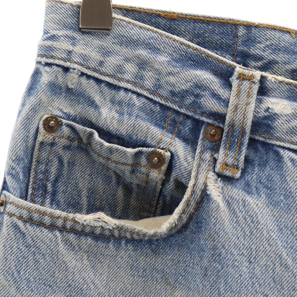Levi's 80s vintage Tapered denim pants Wash blue jeans Women Used