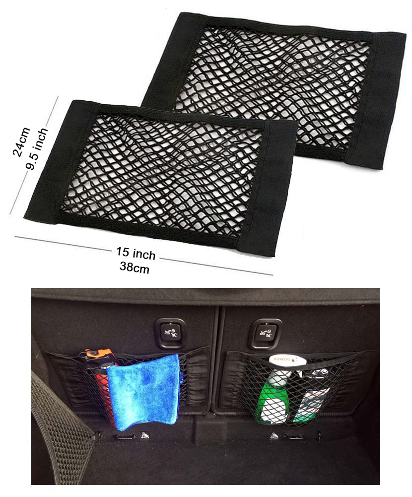 Auto-Kofferraum-Aufbewahrungstasche Nylon-Netz Auto Hinten Organizer Elastische Schnur Gepäcknetz Halter Tasche für Auto Kofferraum SUV Limousine
