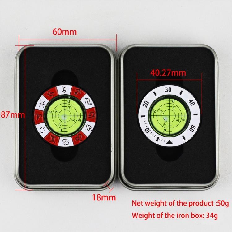 High Precisions Level Reading Ball Marker Detachable Level Reading Golf Hat Clip Marker Green Reading Tool Enduring