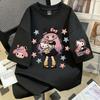 Summer Unisex Kids' Fun Style Faux Embroidery Cotton T-Shirt, Short Sleeve for School-aged Girls