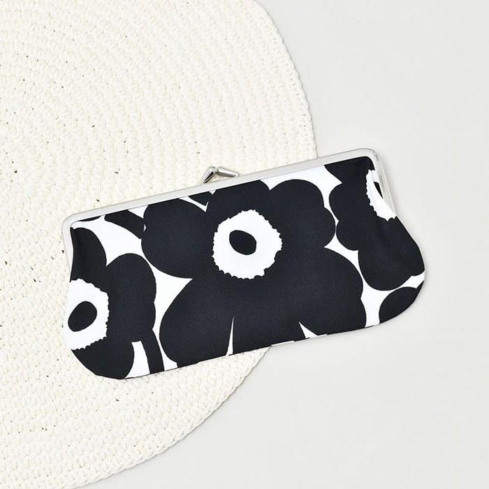 Marimekko Silmalasi Kukkaro Mini Unikko Coin Purse Women's 52_1_52229291496 F Black x White