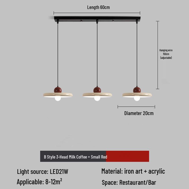Nordic Minimalist Iron Pendant Light for Home, Dining, and Bar