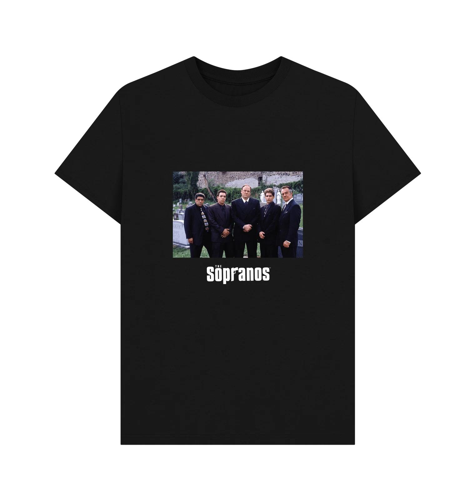 PREMIUM OFFICIAL The Sopranos The Sopranos Cast Black T-Shirt S