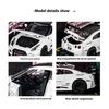 1/32 Scale Skyline Nissan GTR-CSR2 Alloy Sports Car Diecast Metal Model Collect Hobby Model Ornaments Gift for Friend Boys Display