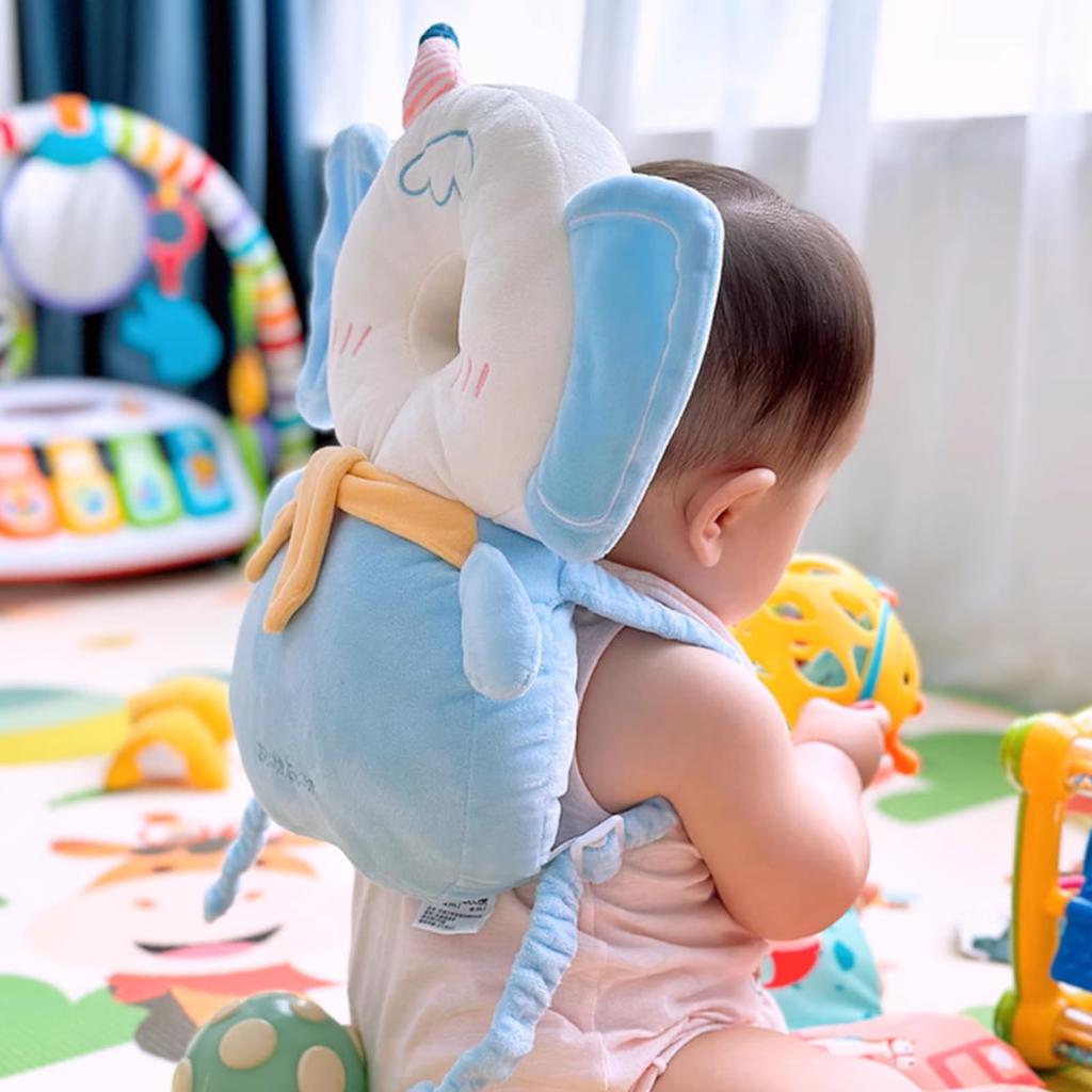 Sonriia Baby Head Backpack with Prevents Falls and Adjustable Shoulder for Babies 5 Months and Safety Baby Shower Gift Guard, Anti-Bump Cushion,