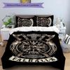 Mythology Valhalla 3pcs Bedding Set Duvet Cover Closure Includes 1 Duvet Cover & 2 Pillowcases for All Seasons Bedroom Home Dorm Decor