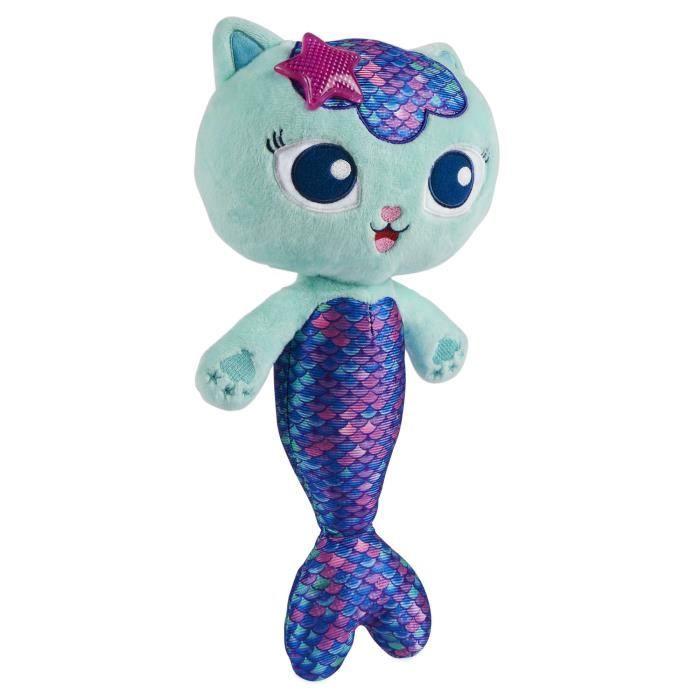 Gabi Mermaid Cat House Peluche Mascotte Interactive Chat Sirène Chat 35 Cm Light and Sound
