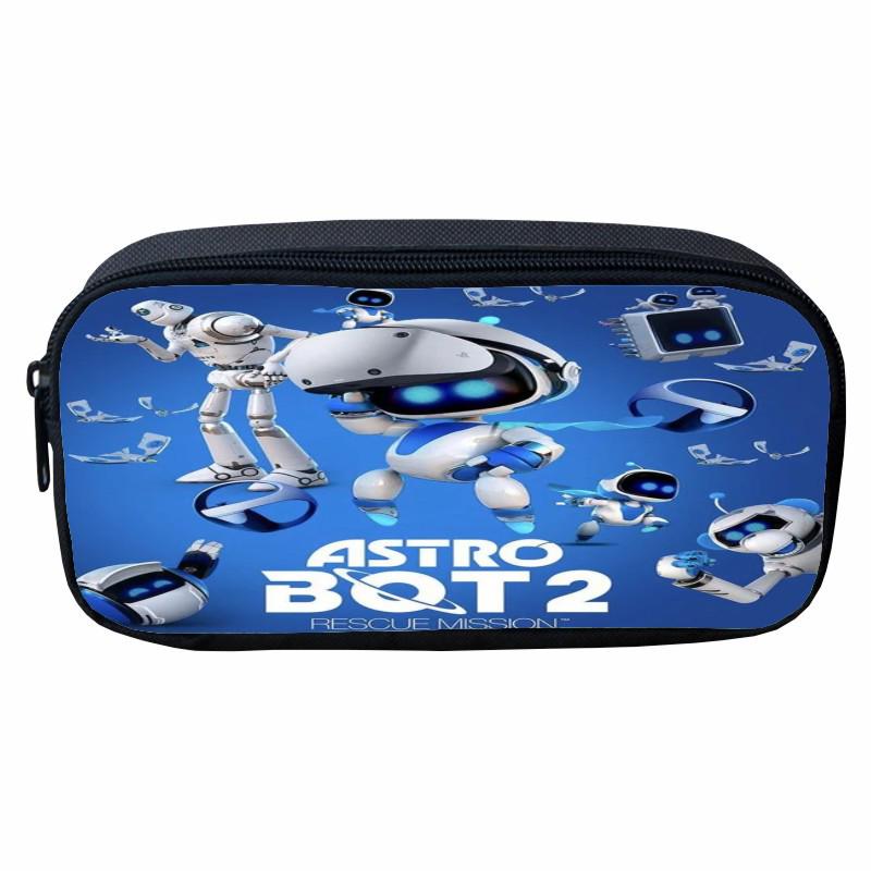 ASTRO BOT Robot Pencil Case: Cartoon Storage Box for Children's School Stationery