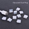 10X Type-C Dust Plug Usb Charging Port Protector Silicone Cover For Smart Phone
