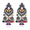 Retro Indian Bollywood Kundan Jhumka Jhumki Drop Earrings Gypsy Fashion Jewelry
