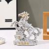 Chinese Traditional Resin Horse Statue Feng Shui Wealth Animal Decoration Home Office Crafts Sculpture Fortune Deskt L9L6
