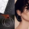 Metal Large Circle Temperament Party Personalized Ear Studs Fashion Hoop Earrings Jewelry