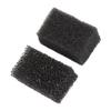2PCS Stipple Sponges Scar Stubble Beard Freckle Special Effects Halloween Makeup Sponges for Theater Cosplay Black
