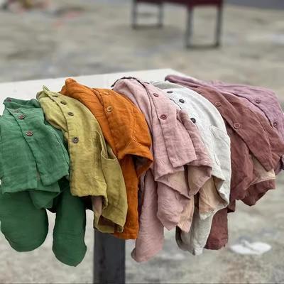 Women Vintage Button  Solid Color O-Neck Long Sleeve Coats Winter Pockets Women Coats