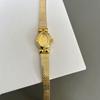 BS New Luxury Gold Women Watches Natural Color Jade Bracelet Quartz Women's Wristwatch Small Dial Fashion Dress Watch Gifts