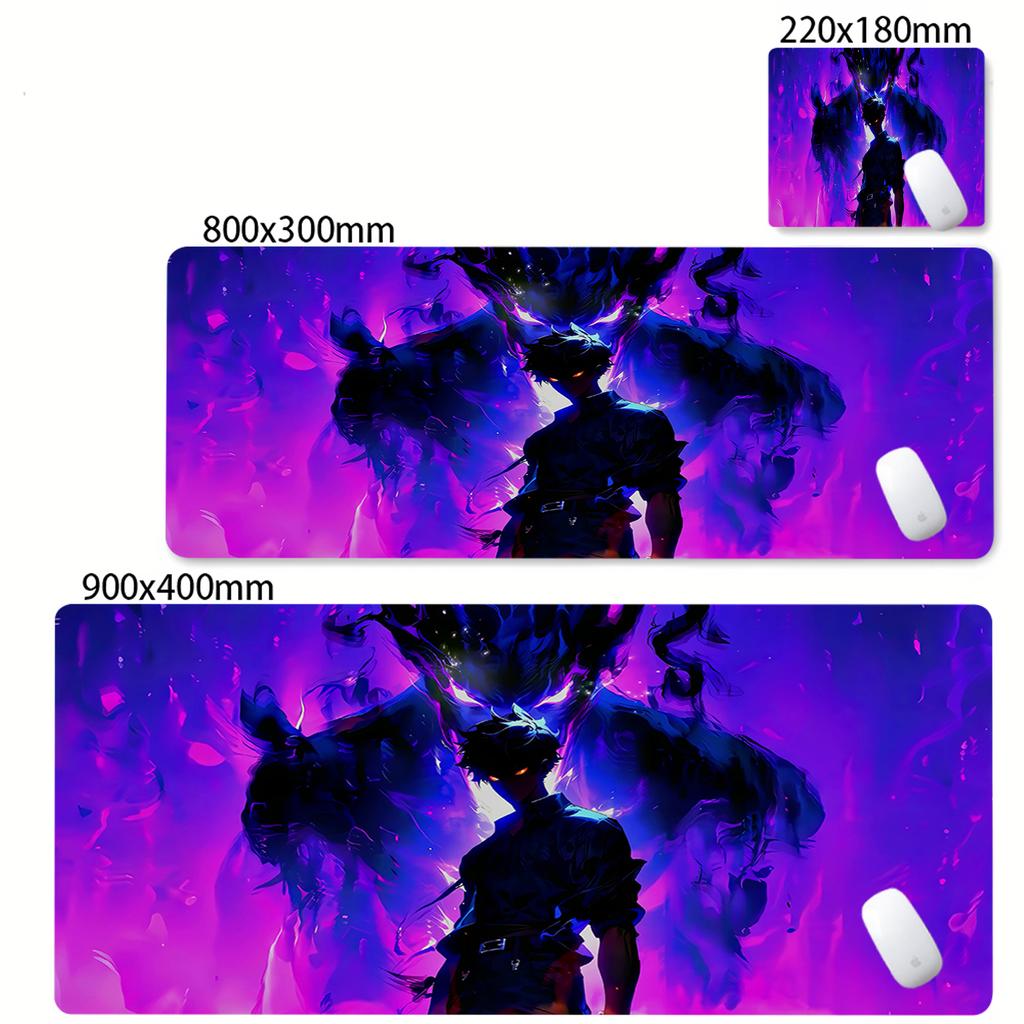 Solo Leveling Anime Mouse Pad Large Gaming Nonslip Mousepads Tablet Gamer Keyboard Mat Laptop Art Mausepad Mini PC Playmat