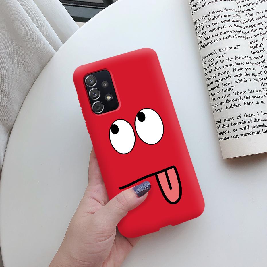 Für Samsung A52 Hülle Silikon Weich Niedlich Rückseite Stoßstange Funda Für Samsung Galaxy A52 5G GalaxyA52 A 52 2021 SM-A526B Hülle Coque