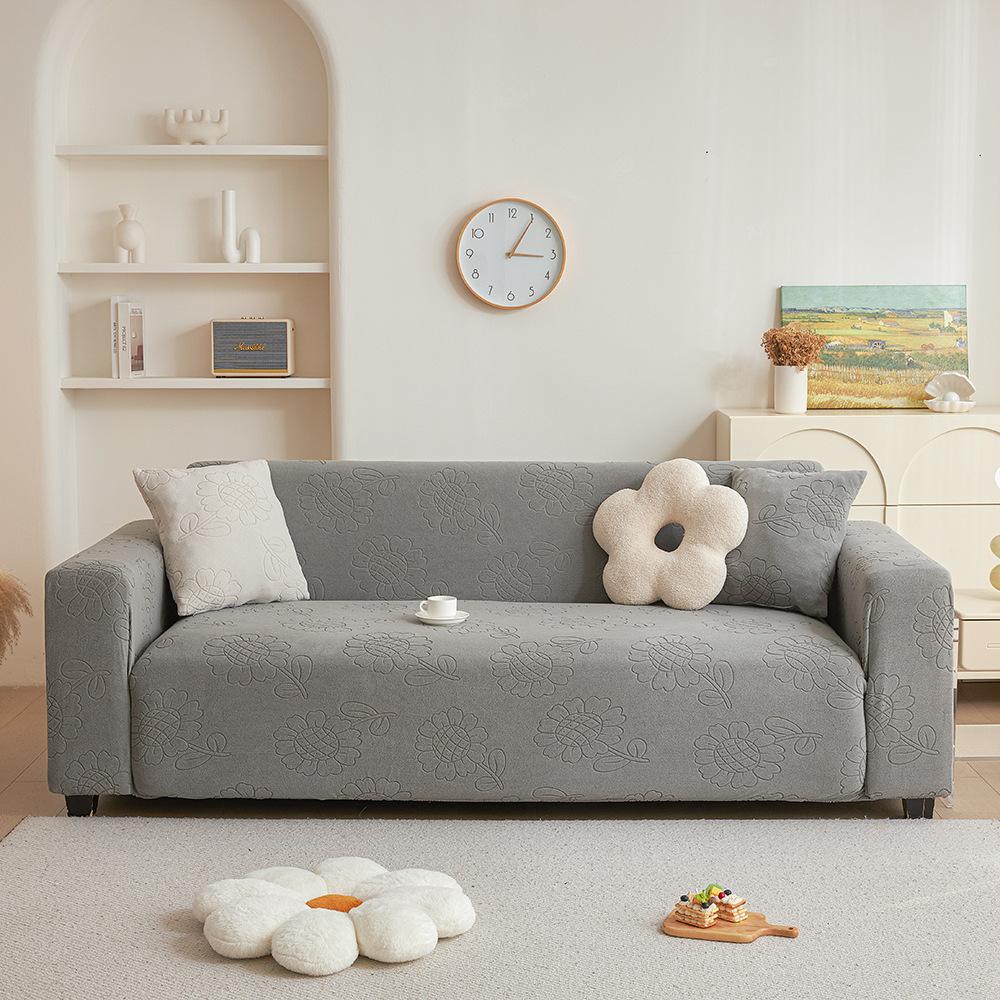 Sunflower Elastic Sofa Cover All Inclusive  Universal Cover Cloth  Sofa Cushion  Seat Cover  Sofa Cover Suitable for All Seasons