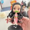 14Cm Anime Figure Nezuko Tanjirou Zenitsu Inosuke Kyoujurou Giyuu Kawaii Qposket Pvc Model Toys Children Gift
