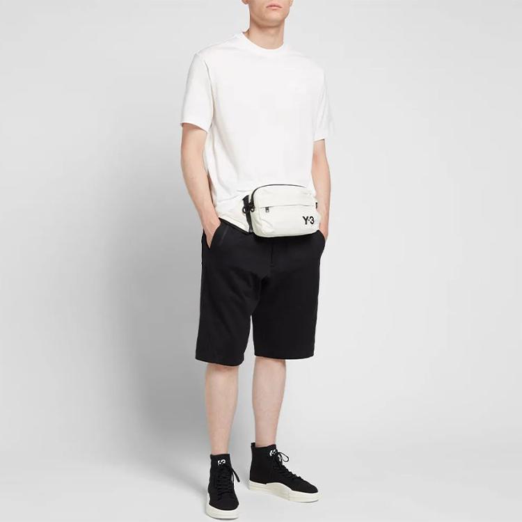 Adidas Y-3 T-shirt Logo Blanc Homme Streetwear DY7138