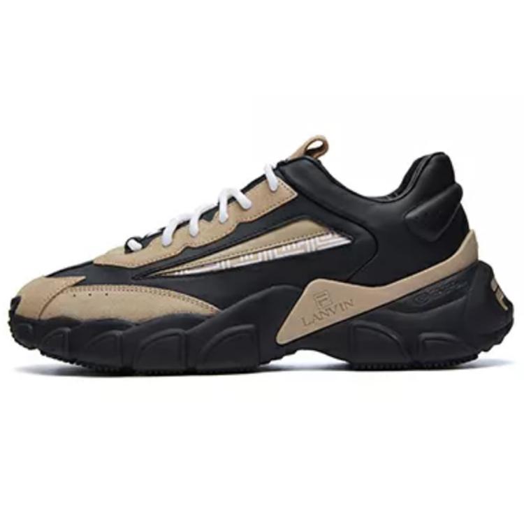 

New FILA Lanvin X FILA Low Top Running Shoes Black/Yellow F12M144145FBN 41