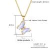 Rose Gold Plated Stylish Butterfly Jewellery Necklace Set for Women, Birthday Gift for Girls and Women