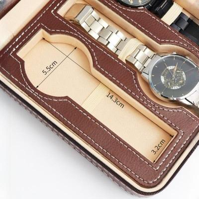 Travel Portable Watch Bag European Leather Watch Storage Box Minimalist Watch Collection Box Watch Box