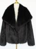 Women's Cross-Border Faux Fox Fur Coat - Plush, Regular Style